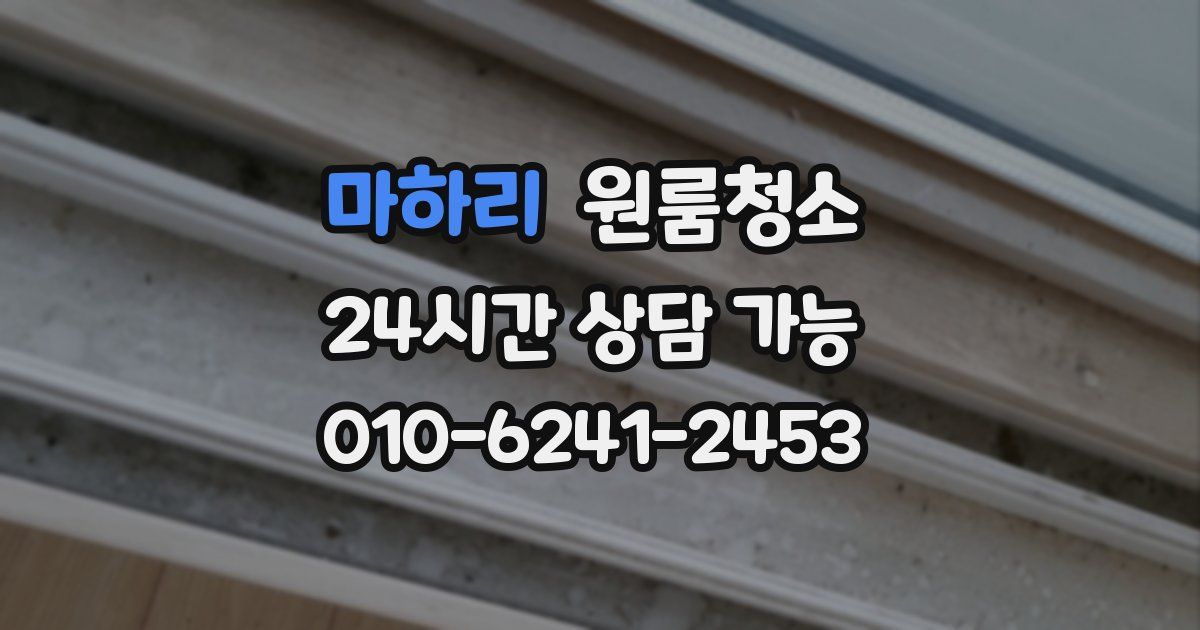 마하리 입주청소