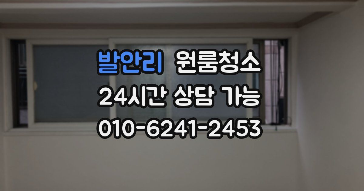 발안리 입주청소