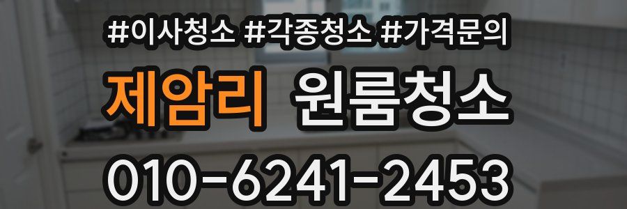 제암리 이사청소