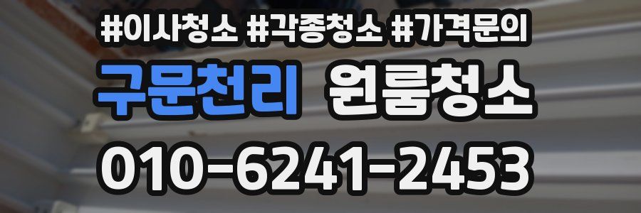 구문천리 이사청소