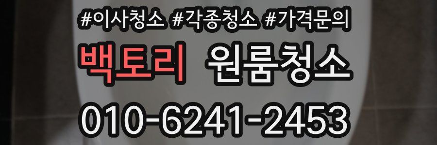 백토리 이사청소