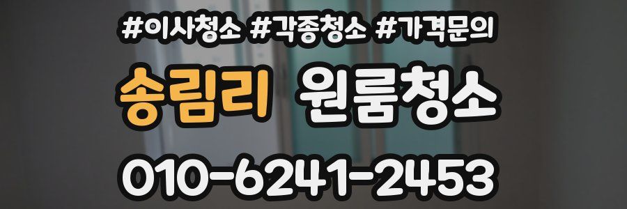 송림리 이사청소