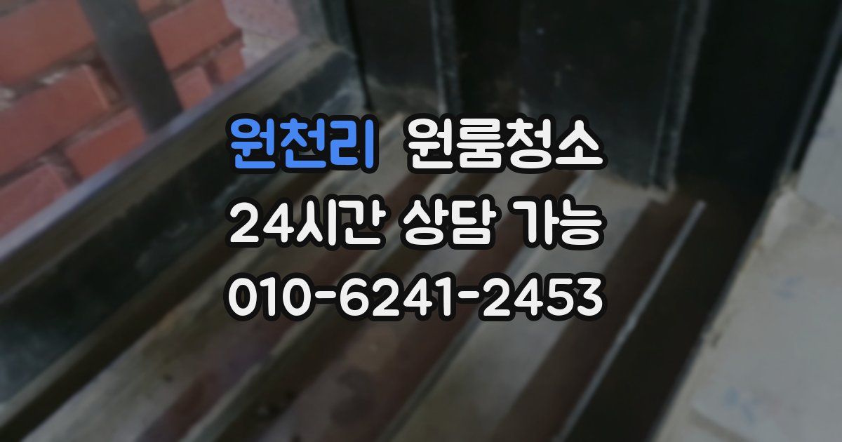 원천리 입주청소