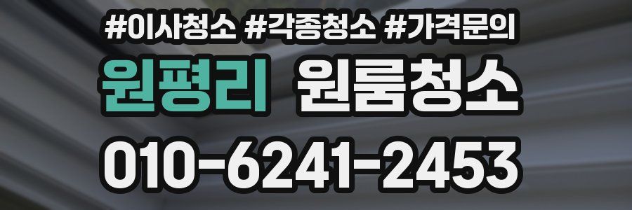원평리 이사청소