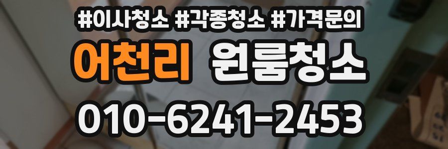 어천리 이사청소