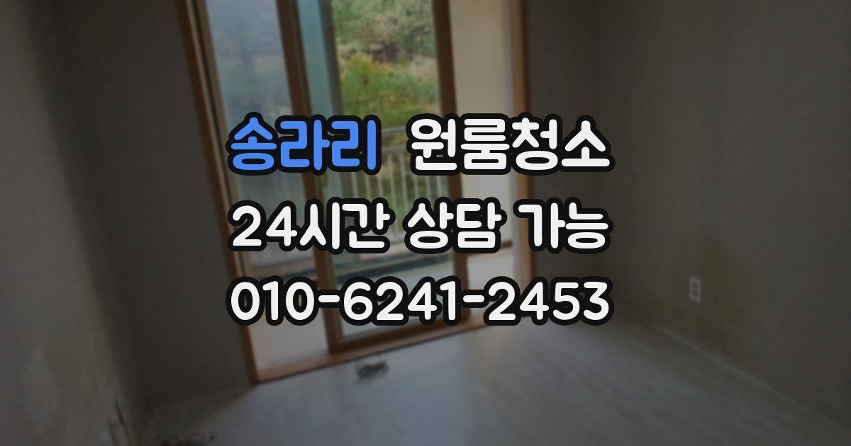 송라리 입주청소