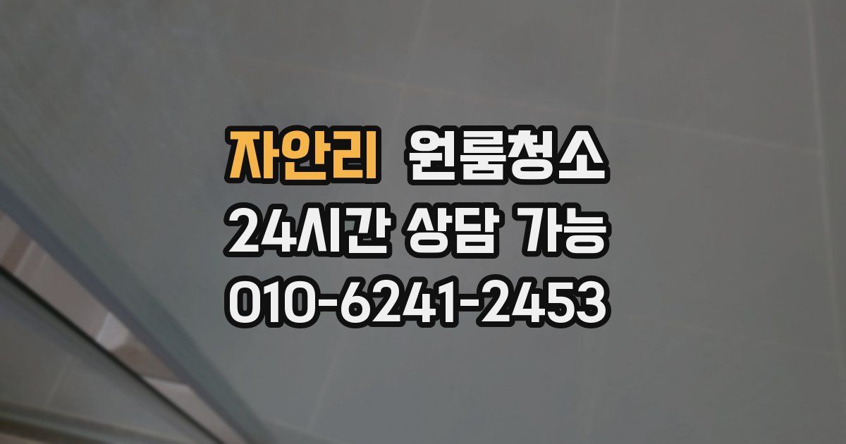 자안리 입주청소