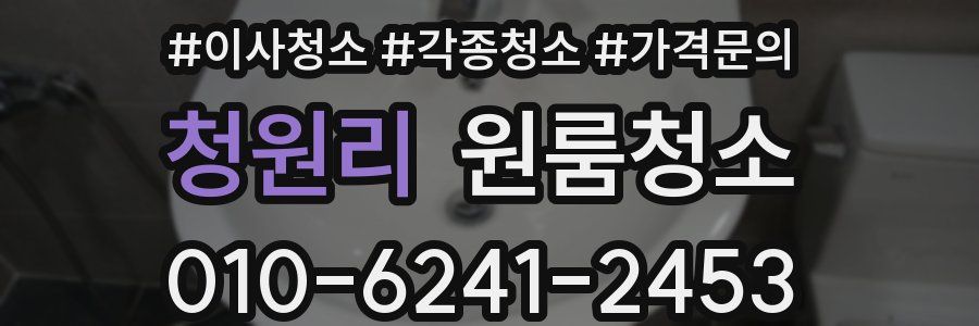 청원리 이사청소