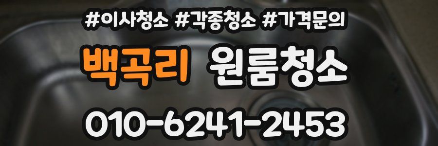 백곡리 이사청소