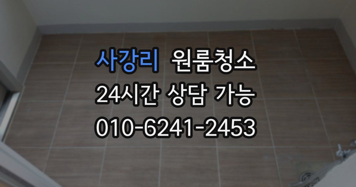 사강리 입주청소