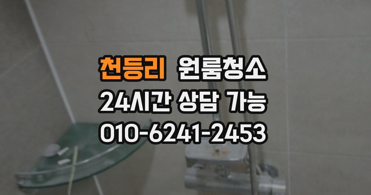 천등리 입주청소