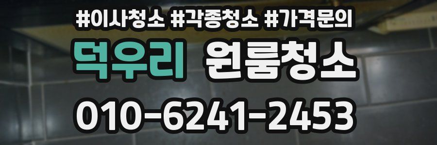 덕우리 이사청소