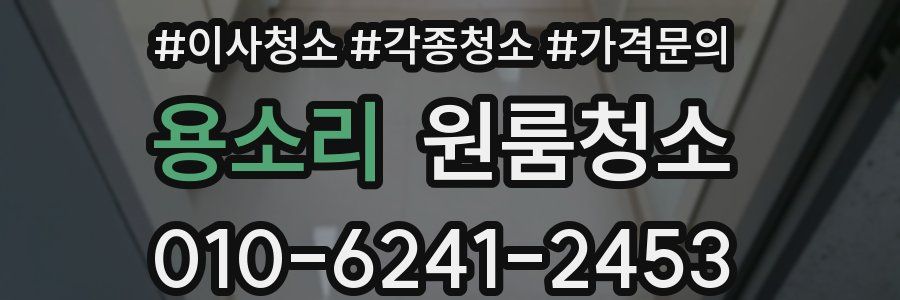 용소리 이사청소