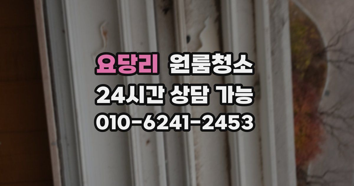 요당리 입주청소