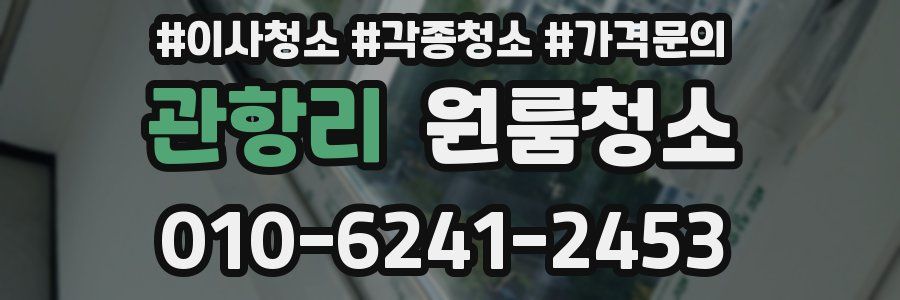 관항리 이사청소