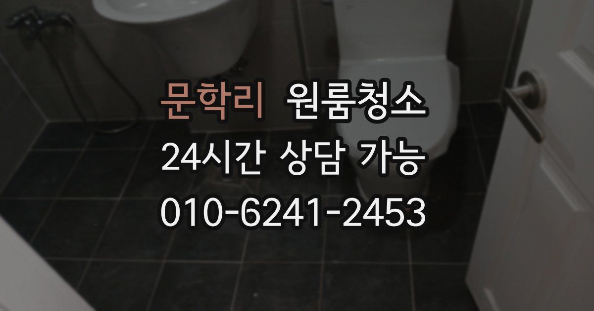 문학리 입주청소