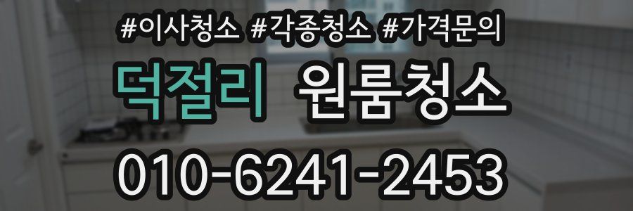 덕절리 이사청소