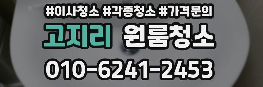 고지리 이사청소