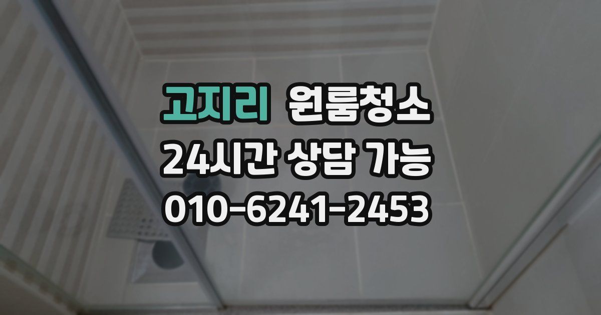 고지리 입주청소