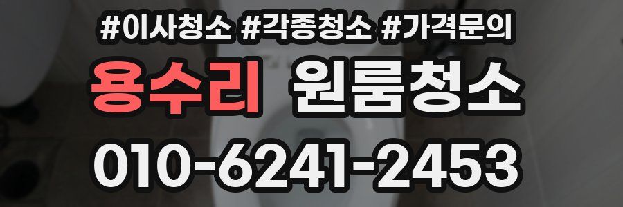 용수리 이사청소