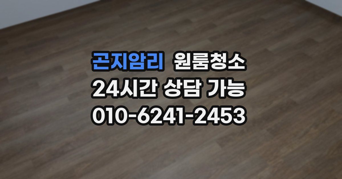 곤지암리 입주청소
