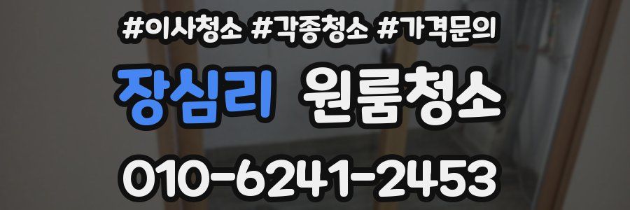 장심리 이사청소