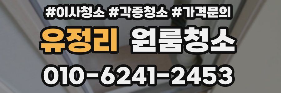 유정리 이사청소