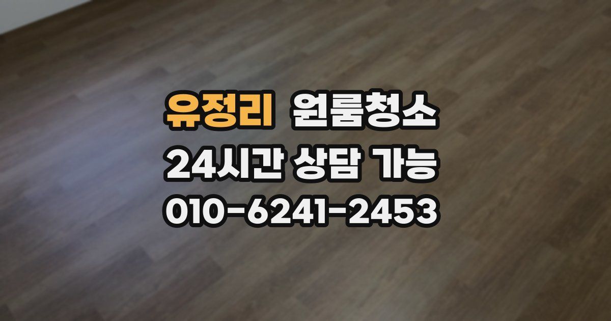 유정리 입주청소