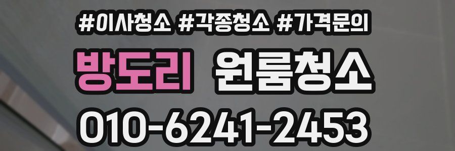 방도리 이사청소