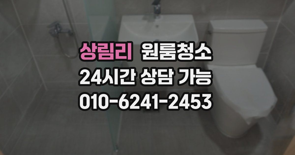 상림리 입주청소