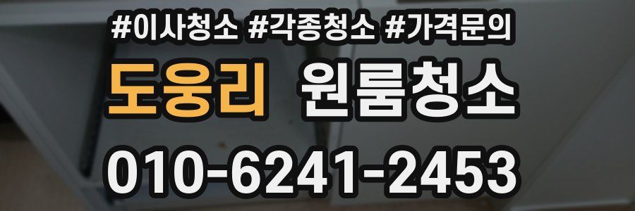 도웅리 이사청소