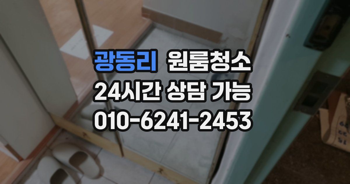 광동리 입주청소