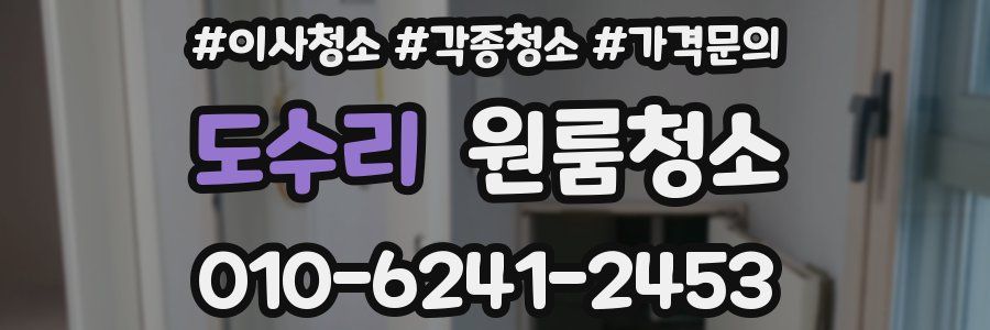 도수리 이사청소
