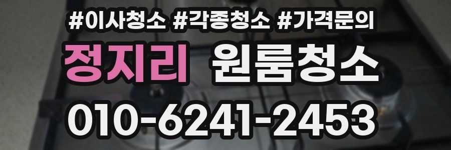 정지리 이사청소