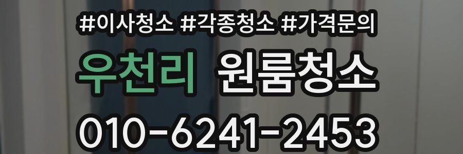 우천리 이사청소