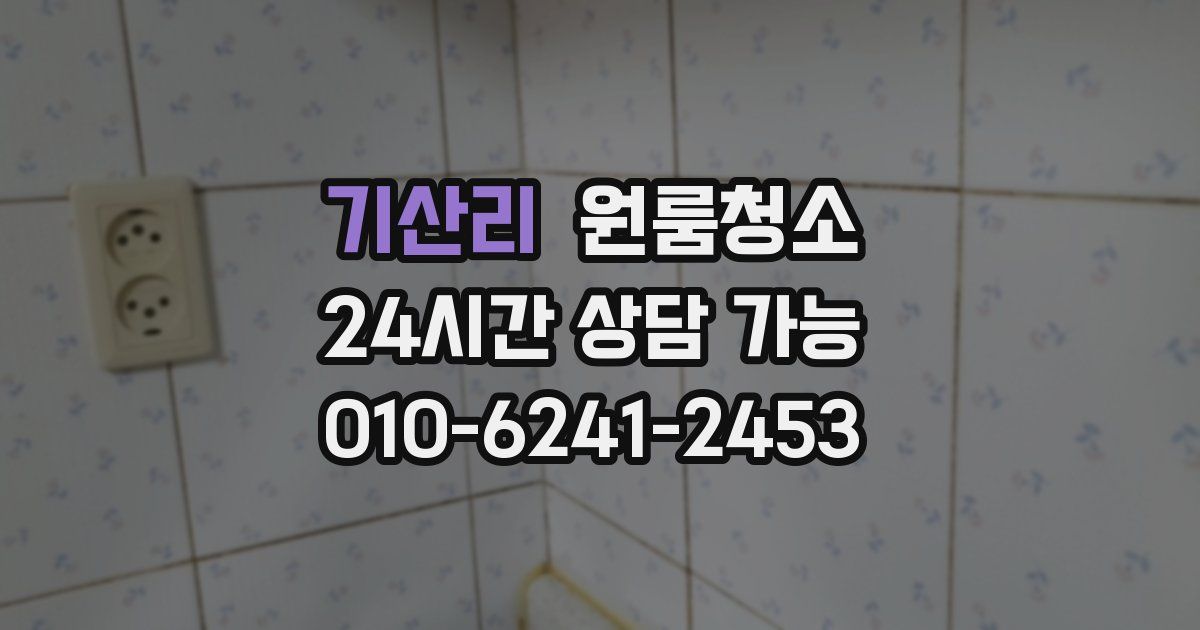 기산리 입주청소