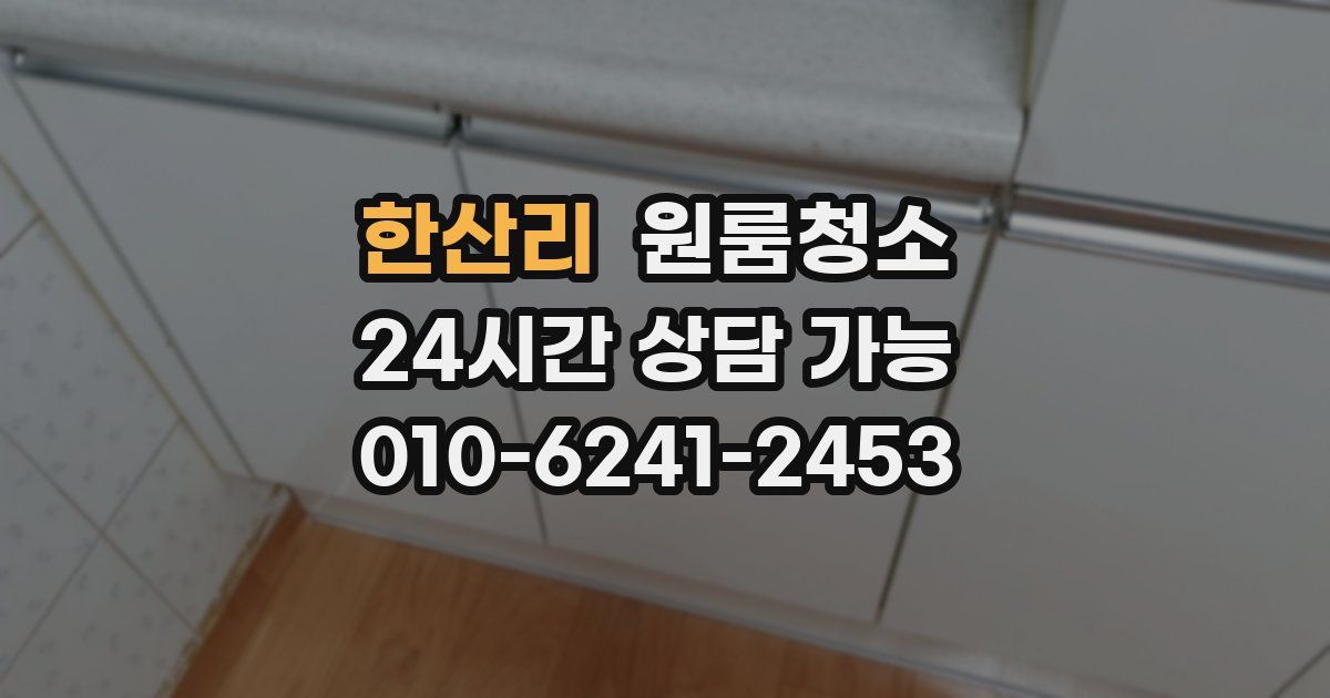 한산리 입주청소