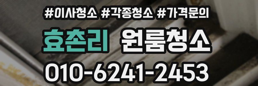 효촌리 이사청소