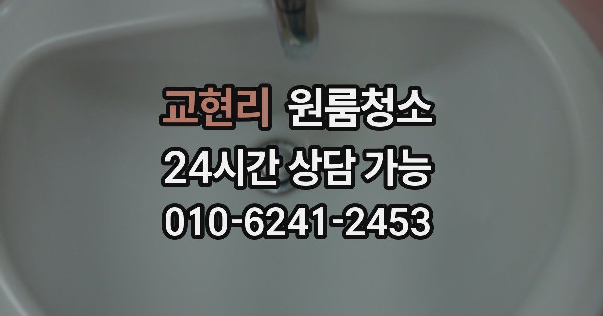 교현리 입주청소