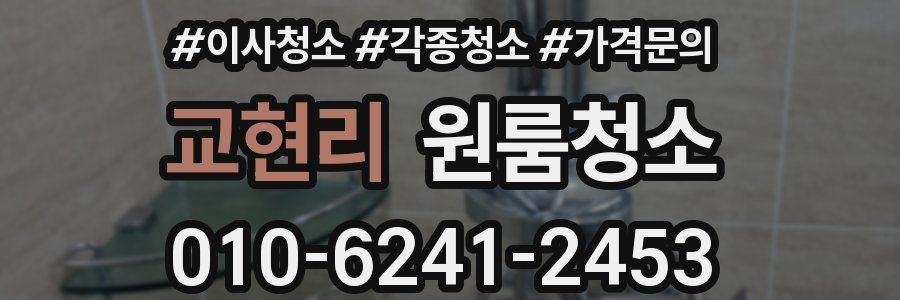 교현리 이사청소