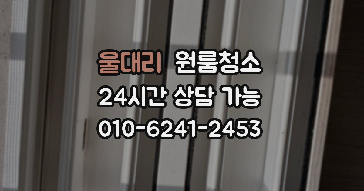 울대리 입주청소