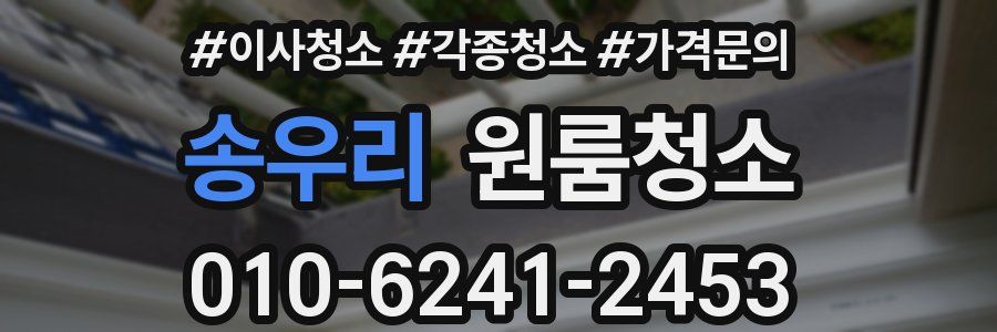 송우리 이사청소