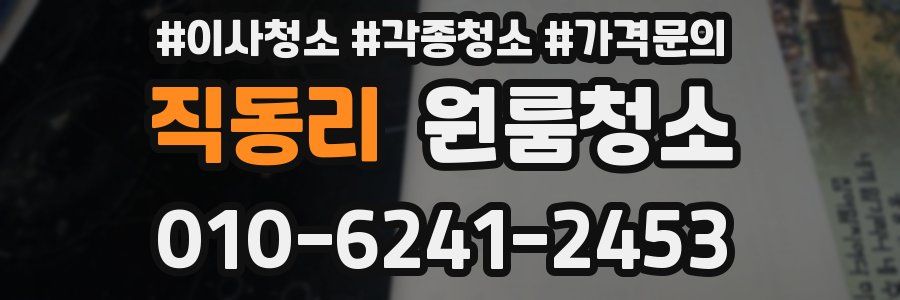 직동리 이사청소