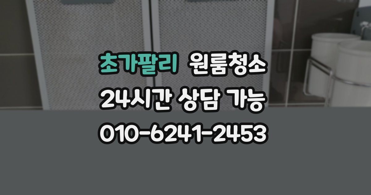 초가팔리 입주청소