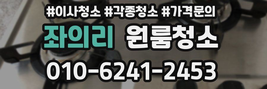 좌의리 이사청소