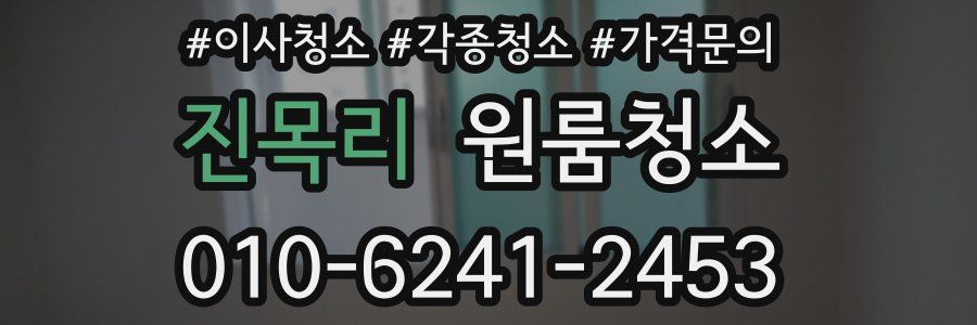 진목리 이사청소