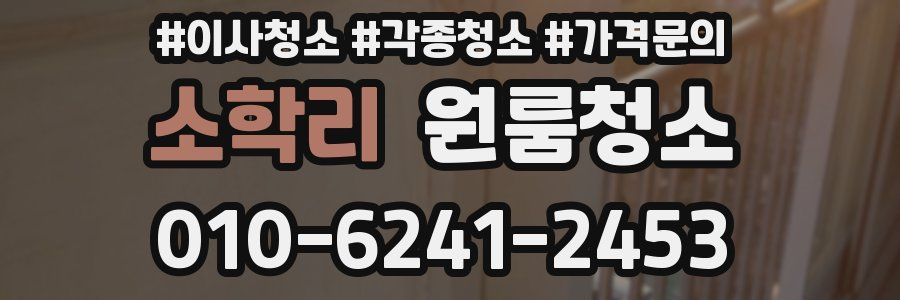 소학리 이사청소