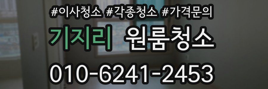 기지리 이사청소