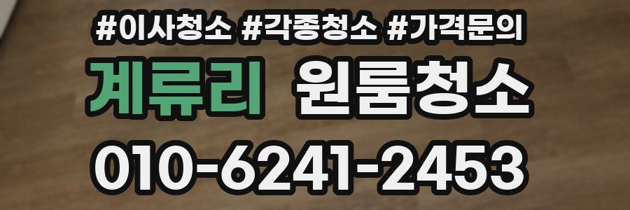 계류리 이사청소