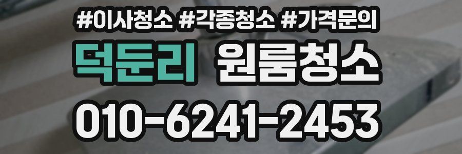 덕둔리 이사청소